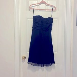 White House Black Market black strapless party dress! A showstopper! Size 10.